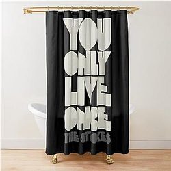 The Strokes Shower Curtain