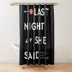 The Strokes Shower Curtain