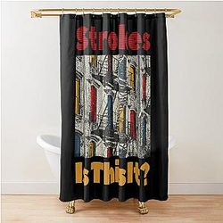 Music The Strokes Shower Curtain