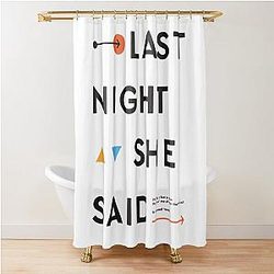 Music The Strokes Shower Curtain