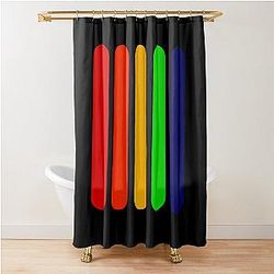 The Strokes Shower Curtain