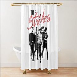 The Strokes Shower Curtain