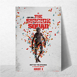 The Suicide Squad is known for its extreme violence and dark humor The Suicide Squad Posters