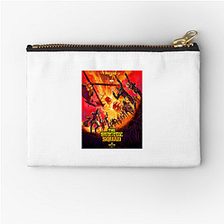 The Suicide Squad features a team of DC supervillains called Task Force X The Suicide Squad Zipper Pouches