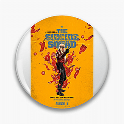 The Suicide Squad also features John Cena as the ruthless Peacemaker The Suicide Squad Pins