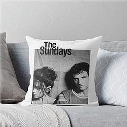 The Sunday Band Throw Pillow