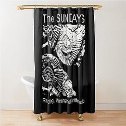 THE SUNDAY Band Shower Curtain