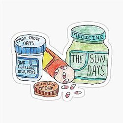 Medicine - The Sundays Sticker
