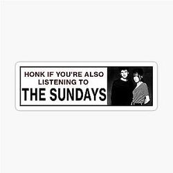 The Sunday Bumper sticker