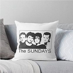 The Sunday Band Throw Pillow
