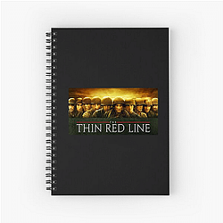 The Thin Red Line Signature The Thin Red Line Notebook