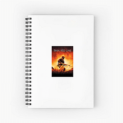 The Thin Red Line Merch For Fans The Thin Red Line Notebook