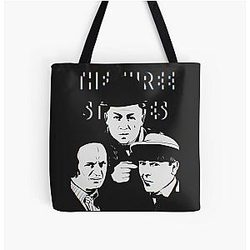 The Three Stooges All Over Print Tote Bag