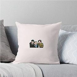 The Three Stooges Throw Pillow