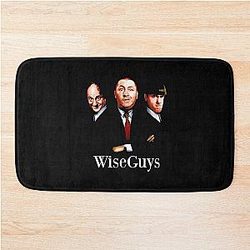 The Three Stooges T Shirt - Wiseguys - Bath Mat by Haunted Jacks House