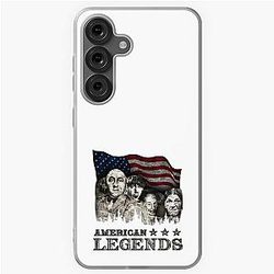 Rushmore The Three Stooges 4th of July American Legends Samsung Galaxy Soft Case