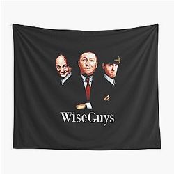 The Three Stooges Wiseguys Tapestry by Haunted Jacks House