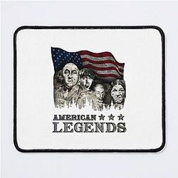 The Three Stooges 4th Of July American Legends Mouse Pad