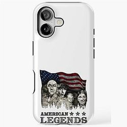 Rushmore Muppets The Three Stooges 4th of July American Legends iPhone Tough Case