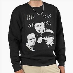 The Three Stooges (Larry Moe Curly) Pullover Sweatshirt