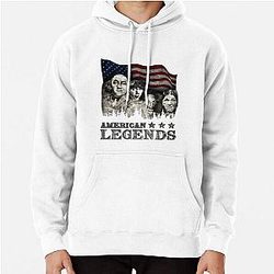 Rushmorons The Three Stooges 4th of July American Legends Pullover Hoodie
