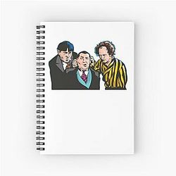 The Three Stooges Spiralling Notebook