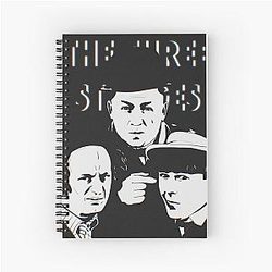 The Three Stooges Spiral Notebook