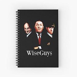 The Three Stooges T-Shirt Wiseguys by Haunted Jack's House Spiral Notebook