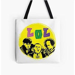The Three Stooges All Over Print Tote Bag