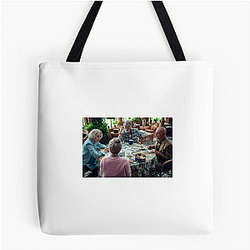 The Thursday Murder Club also features Pierce Brosnan as Ron Ritchie The Thursday Murder Club Bags