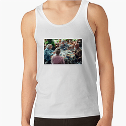 The Thursday Murder Club also features Pierce Brosnan as Ron Ritchie The Thursday Murder Club Tank Tops