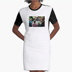 The Thursday Murder Club also features Pierce Brosnan as Ron Ritchie The Thursday Murder Club Dresses