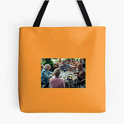 The Thursday Murder Club also features Pierce Brosnan as Ron Ritchie The Thursday Murder Club Bags