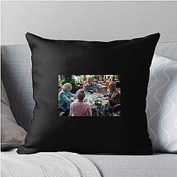The Thursday Murder Club also features Pierce Brosnan as Ron Ritchie The Thursday Murder Club Pillows Cover