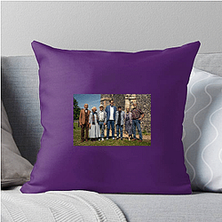 The Thursday Murder Club premiered on Netflix on August 22 2025 The Thursday Murder Club Pillows Cover