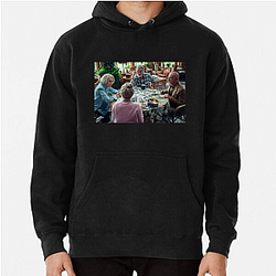 The Thursday Murder Club also features Pierce Brosnan as Ron Ritchie The Thursday Murder Club Hoodies