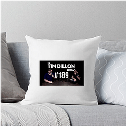 The Tim Dillon Show is a comedy podcast The Tim Dillon Show Pillows Cover