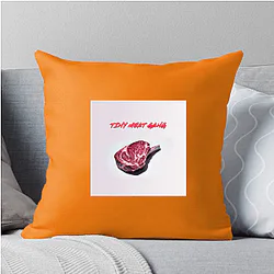 The Tiny Meat Gang Podcast has hosts The Tiny Meat Gang Podcast Pillows Cover