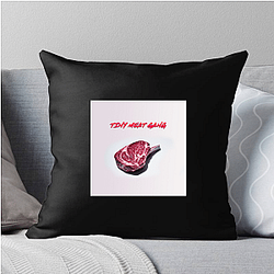 The Tiny Meat Gang Podcast has hosts The Tiny Meat Gang Podcast Pillows Cover