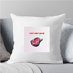 The Tiny Meat Gang Podcast has hosts The Tiny Meat Gang Podcast Pillows Cover