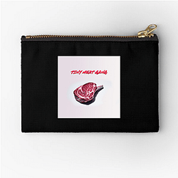 The Tiny Meat Gang Podcast has hosts The Tiny Meat Gang Podcast Zipper Pouches