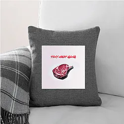 The Tiny Meat Gang Podcast has hosts The Tiny Meat Gang Podcast Pillows Cover