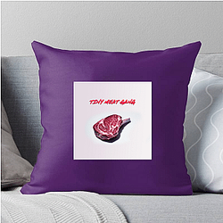 The Tiny Meat Gang Podcast has hosts The Tiny Meat Gang Podcast Pillows Cover