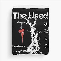 The used duvet cover