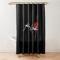 The used band shower curtain