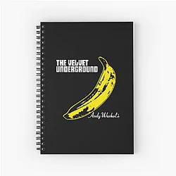 The Velvet Underground For Fan Spiral Notebook
