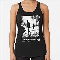 Sunday Morning The Velvet Underground Minimalist Graphic Artwork Design Racerback Tank Top