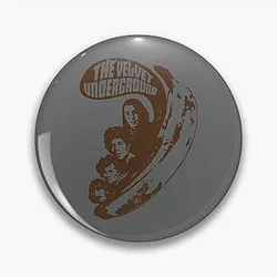 Vintage Legendary Rock Band The Velvet Underground Pin Badge