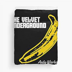 Andy Warhol's Velvet Underground Bananas Duvet Cover