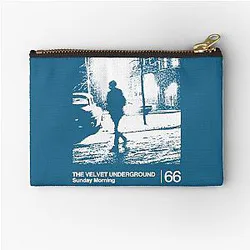 Sunday Morning Minimalist Graphic Artwork Design Zipper Pouch